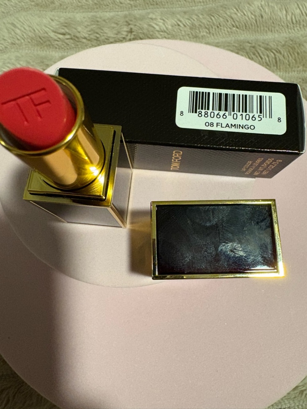 Tom Ford 08 Flamingo Lipstick - Vibrant Coral Pink